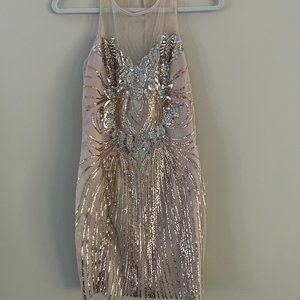 Bebe Sequin Dress - Small